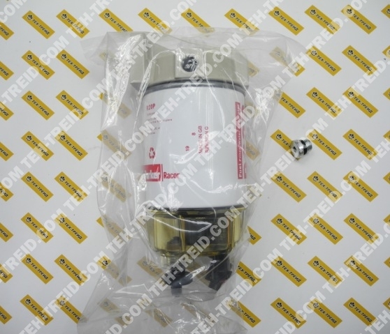 230R1230MTC Фильтр в сборе 114 л/ч, с подкачивающим насосом (поршневым) и подогревом (нижний, в колбе) 12В, подвод M14x1,5, элемент 30 микрон