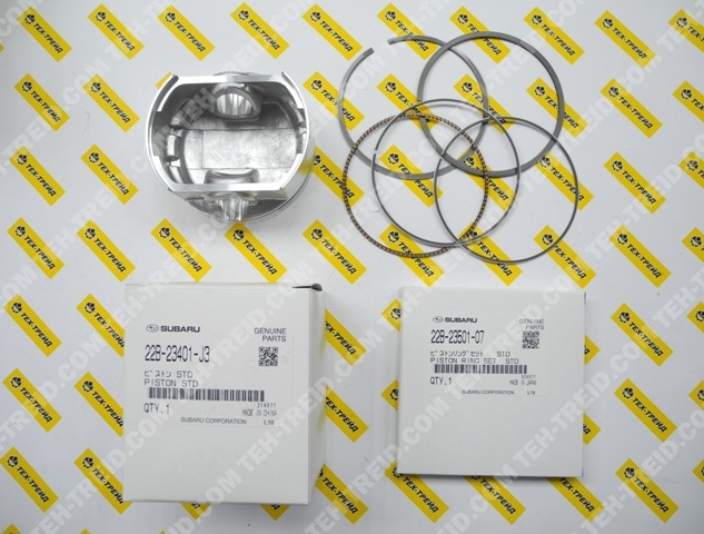 22B-23401-J7 Поршень в сборе EX35, EX40 (на 3 кольца)
