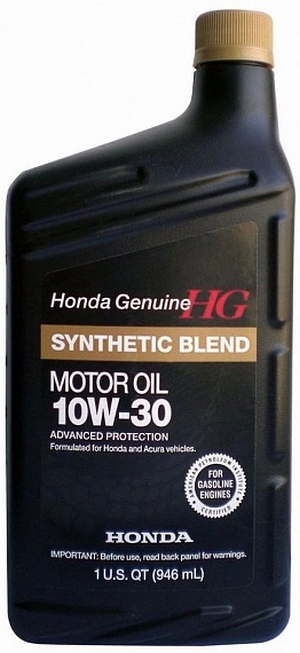 087989015 Моторное масло HONDA 10W30 Synthetic Blend 0,946л