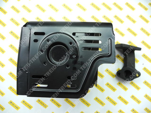 Глушитель GX390 в сборе с коллектором Китай