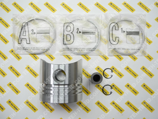 6500.272 Поршень в сборе с кольцами  Lombardini (ED0065002720-S)