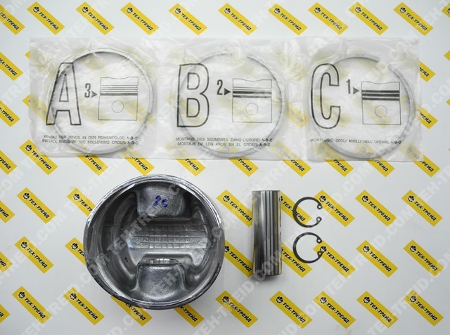 6500.272 Поршень в сборе с кольцами  Lombardini (ED0065002720-S)