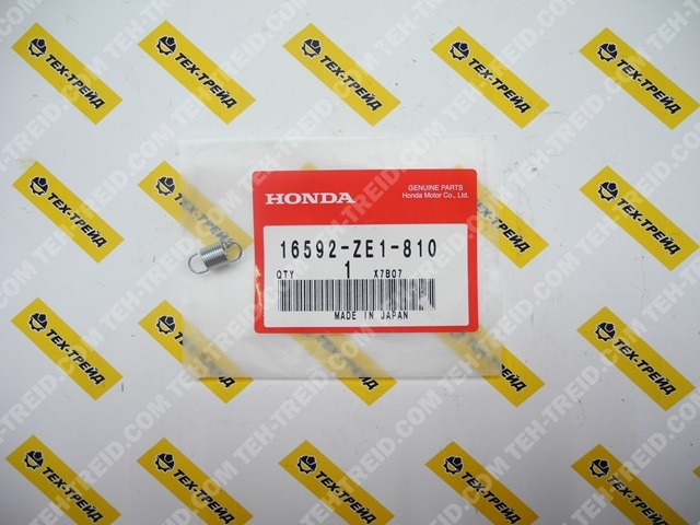 16592-ZE1-810 Пружина ручки газа возвратная GX120, GX160, GX200