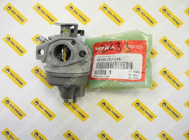 16100-Z0J-013 Карбюратор GC160 (=16100-ZL8-803, 16100-Z0J-003, 16100-Z8A-003, 16100-ZL8-802)