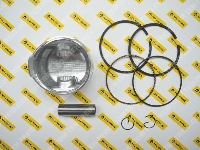 Поршень в сборе GX390 (поршень+кольца+палец+скобы)