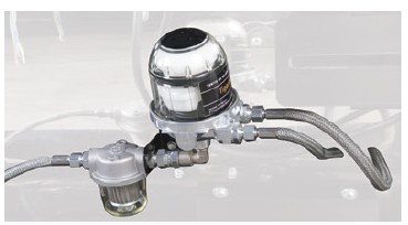 Однотрубная система для подключения выносного топливного бака с деаэратором BH