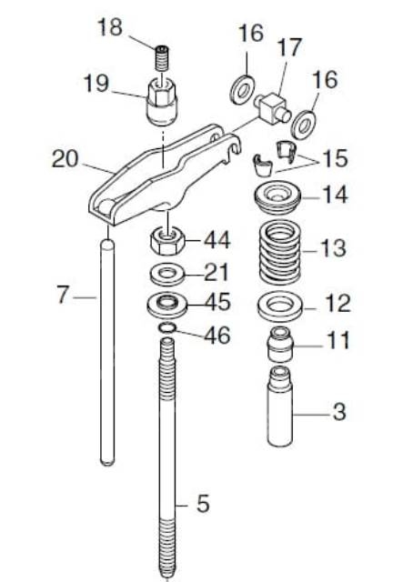 50563900 Кольцо уплотнительное направляющих коромысел