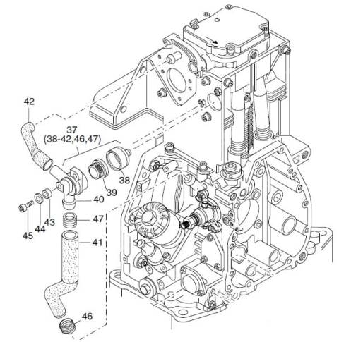 01308101 Клапан выхлопа HATZ 1D41 1D50