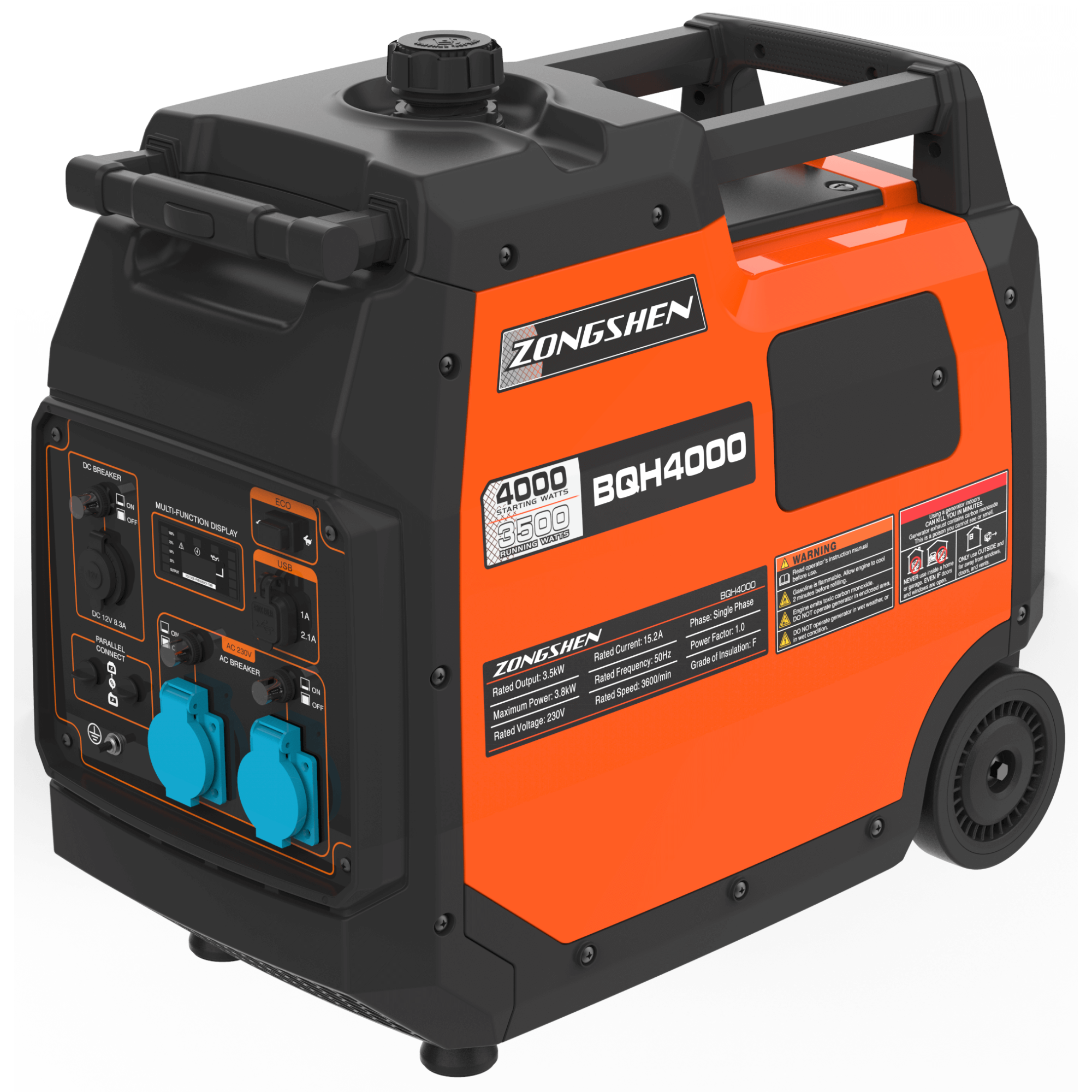 Генератор бензиновый Zongshen BQH 4000 E