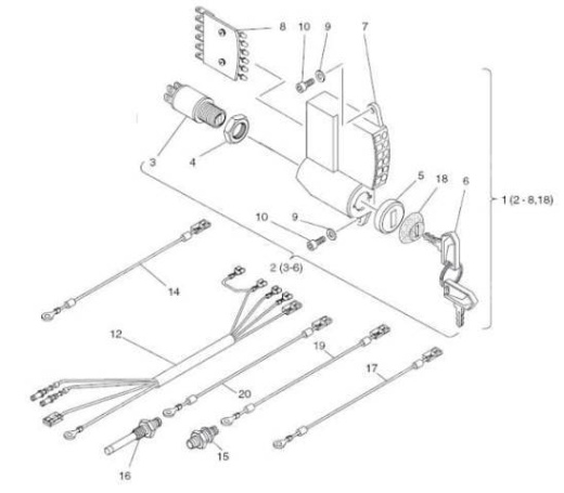 40021301 Датчик давления масла HATZ 1B20 и серия L