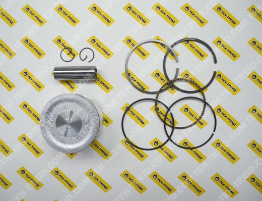 Поршень GX200 в сборе (поршень + кольца + палец + скобы)