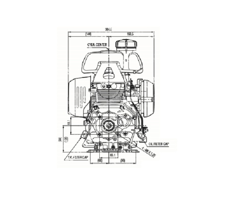 Двигатель Honda GX100 QE