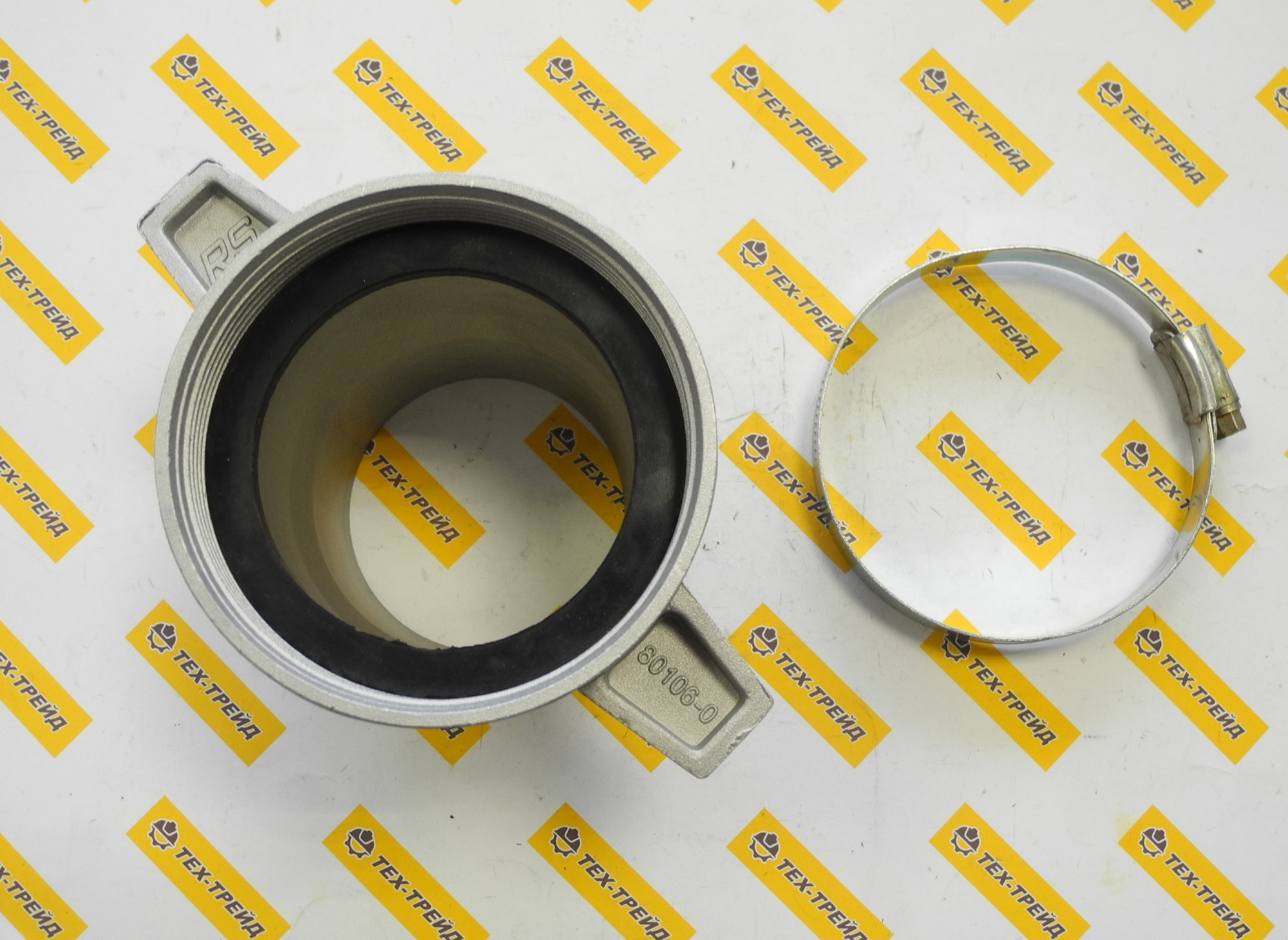 Комплект переходника на шланг 3" (гайка+нипель+прокладка)