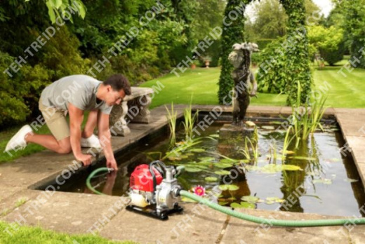 Мотопомпа Honda WX10 для чистой и слабозагрязненной воды