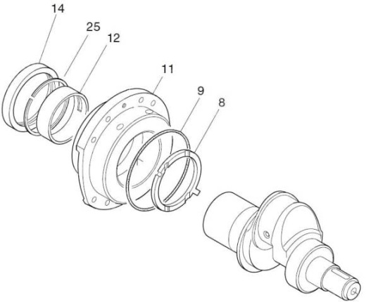 04006800 Вкладыш коренной стандарт 1D81