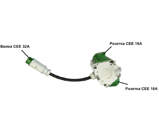 Разветвитель  Wacker Neuson IREN 42В/2 розетки