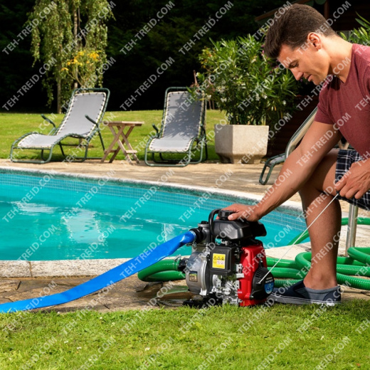 Мотопомпа Honda WX15 для чистой и слабозагрязненной воды