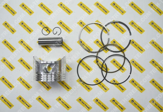 Поршень GX200 в сборе (поршень + кольца + палец + скобы)