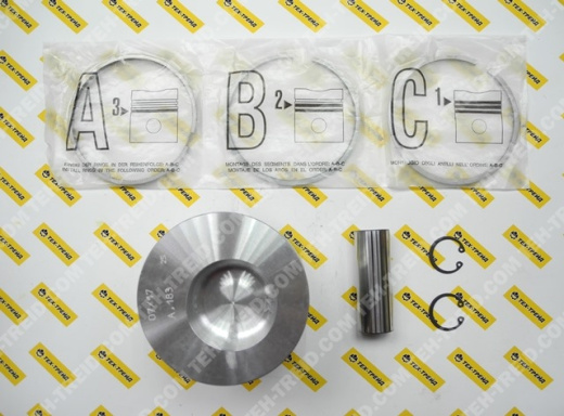 6500.272 Поршень в сборе с кольцами  Lombardini (ED0065002720-S)