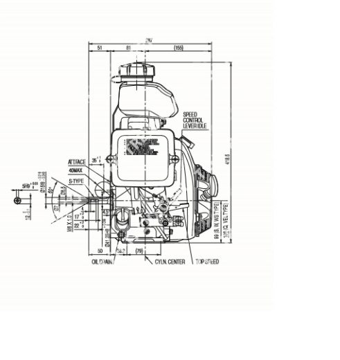 Двигатель Honda GX100 QE
