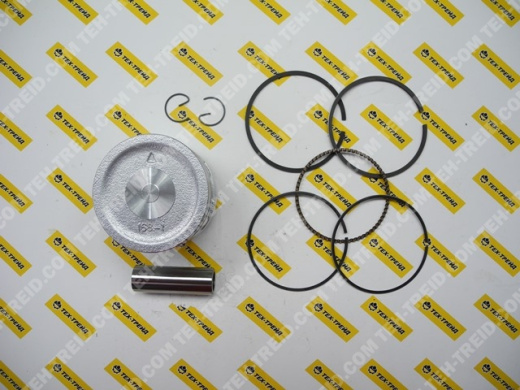 Поршень GX160 в сборе (поршень+кольца+палец+скобы)