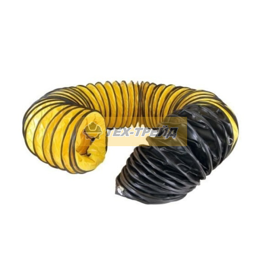 4515.558 Гибкий шланг желто-черный 7,6м-350 мм BV690