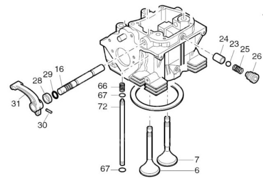 50330200 Кольцо крышки толкателя HATZ 1D41 1D81