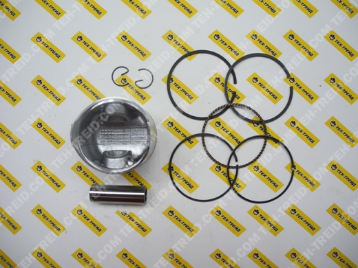 Поршень GX160 в сборе (поршень+кольца+палец+скобы)
