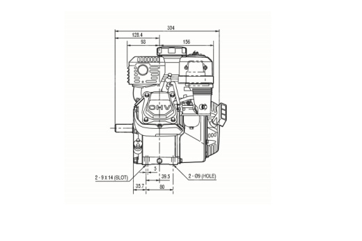 Двигатель Honda GX160 SX4. Диаметр выходного вала 20 мм