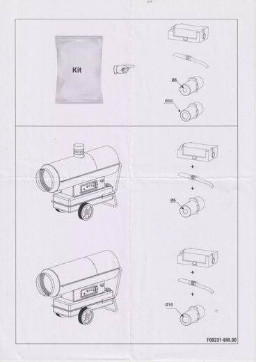 E40153 Комплект блок управления RedGun01 + фотоэлемент E50331 EC22, EC32, GE36, GE46 с 2020