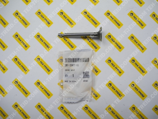 281-33411-H3 Клапан впускной EY15 (=226-33401-03, 281-33401-03)