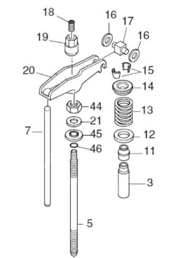 50563900 Кольцо уплотнительное направляющих коромысел